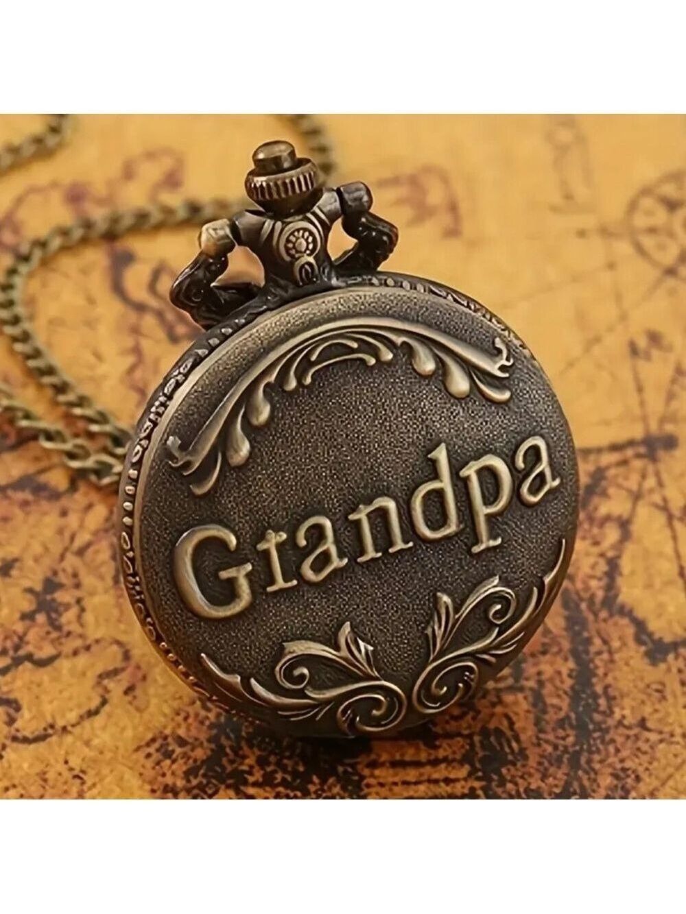 Vintage Style Grandpa Pocket Watch - Picture 8 of 9
